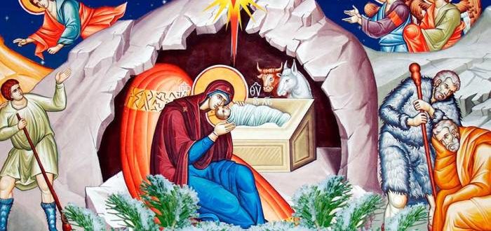 картинка Рождество Христово с ангелами